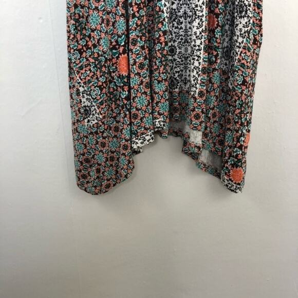 Anthropologie Maeve Floral Lilt Mock Swing Dress Pockets Sleeveless - Picture 6 of 14